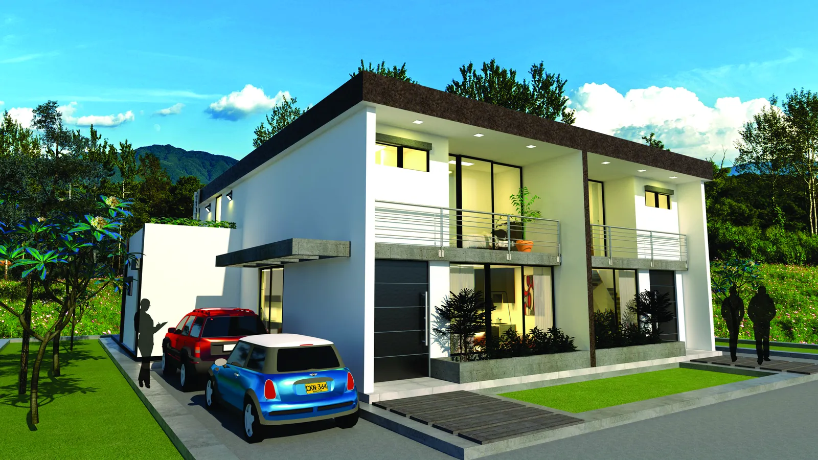 Render de la casa antes de construirla