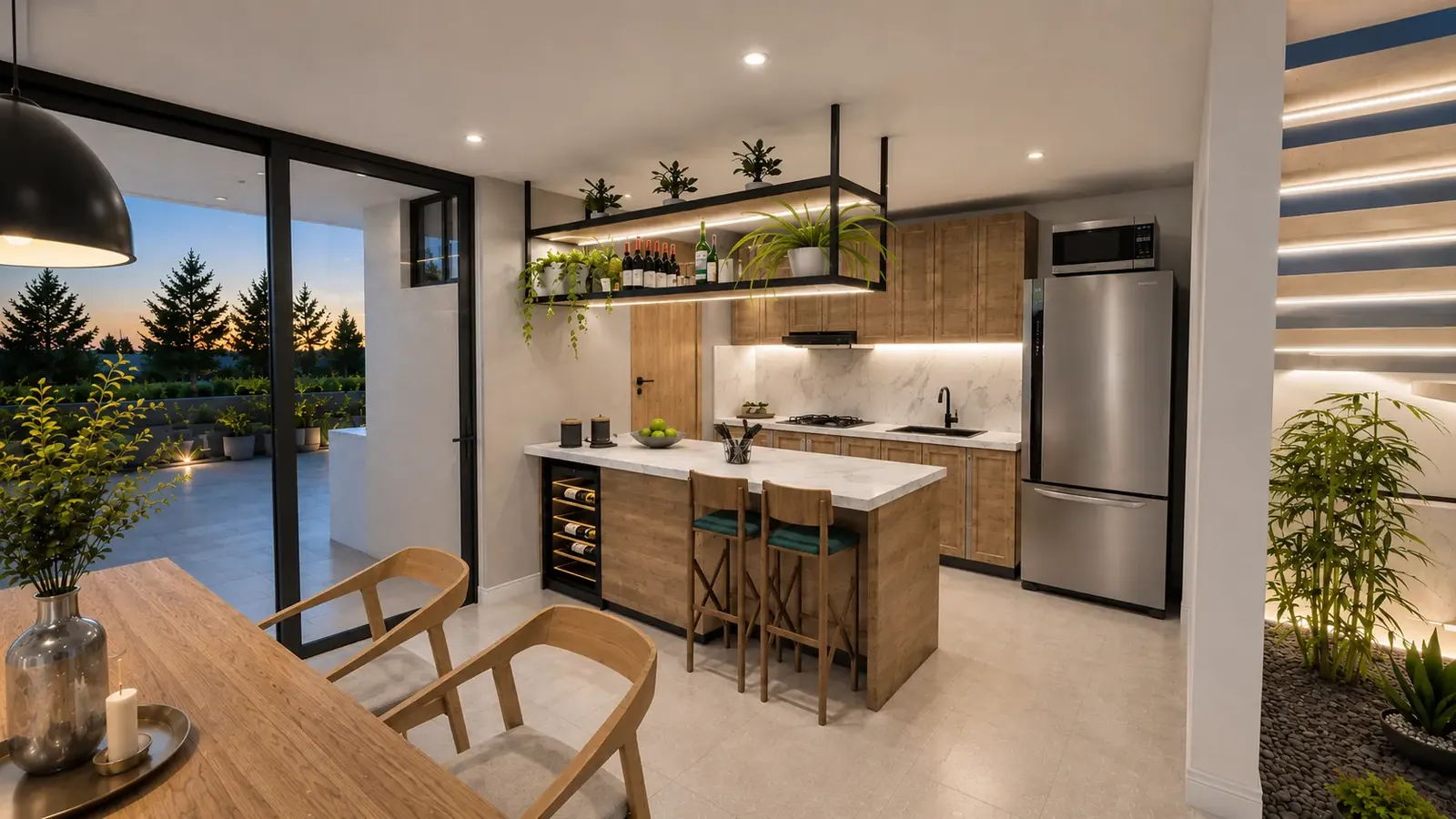 Cocina abierta